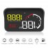 Car Hud Head up Display M10 Hd Windshield Projector Obd Overspeed Warning Multifunction Driving Safety Modified Parts yellow and white