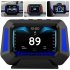 Car  Hud  Head up  Display OBD Universal Hd Portable Driving Computer Monitor Vehicle System Speedometer Accessories black
