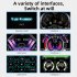 Car Hud Head up Display Obd Speedometer Water Temperature Meter Driving Computer F12 Slope Meter Black