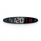 Car Hud Head up Display with Speed Gear Turn Signal Remaining Battery Reminder