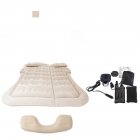 Car Inflatable Mattress Portable Inflatable Bed Air Mattress Car Inflatable Bed Air Mattress Camping Mat Beige   Foot Pier