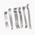 Car Inner Removal Tool 6pcs Kit With Canvas Storage Bag Auto Car Radio Door Clip Panel Trim Dash Audio Removal Installer Durable Lightweight Pry Tool With draws