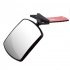 Car Interior Rearview Mirror Auxiliary Mirror Adjustable Wide angle Curved Surface For Rear Baby Observation black