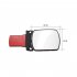 Car Interior Rearview Mirror Auxiliary Mirror Adjustable Wide angle Curved Surface For Rear Baby Observation black