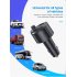Car Kit Bluetooth 5 0 FM Transmitter Dual USB Fast Charger Wireless Handsfree Music Audio Receiver Auto MP3 Player black