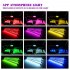 Car LED Atmosphere Light 12 Lights Colorful Voice Control 48SMD Music with Remote Control USB Cigarette Lighter Head RGB  electric cigarette holder head  one fo