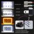 Car Led Headlights 4X6 300W 5 inch Sealed Beam Headlamp Square Led Headlight Replacement for Jeep Wrangler C0019