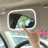 Car Led Light Makeup  Mirror Sun Visor Clip On Cosmetic Mirror Adjustable Vanity Touch Screen Make Up Co Pilot Vanity Mirror White 9131A