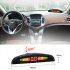 Car Led Parking Sensor Kit 4 Sensors 22mm Reversing Radar Pz300 x 22 Sound Alert Indicator System 3 color Light Bar black