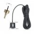 Car Led Parking Sensor Kit 4 Sensors 22mm Reversing Radar Pz300 x 22 Sound Alert Indicator System 3 color Light Bar black