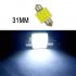 Car  Led  Reading  Light Double pointed Cob Roof Light License Plate Light Carriage Light 31mm 36mm 39mm 41mm White light 31mm