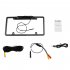 Car License Plate Frame Rear View Camera Wide Viewing Angle HD Reversing Camcorder License Plate Holder Black US Plug