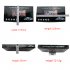 Car License Plate Frame Rear View Camera Wide Viewing Angle HD Reversing Camcorder License Plate Holder Black US Plug