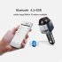 Car MP3 Bluetooth 4 2 Hands Free FM Emitter Player USB Port TF Card 3 5 Voice frequency Telephony MP3 Player Silver