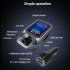 Car MP3 Player Bluetooth Cigarette Lighter Charger Hand frees Play Music Phone Call CVC Noise Cancellation black