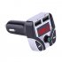 Car MP3 Player FM Transmitter Multifunction Hands free Call Car Bluetooth Player USB Charger TF Card Support Silver