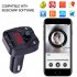 Car MP3 Player FM Transmitter Multifunction Hands free Call Car Bluetooth Player USB Charger TF Card Support Rose gold