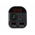Car MP3 Player FM Transmitter Bluetooth Hands free Phone Card Fast Charge Dual USB Photo Color