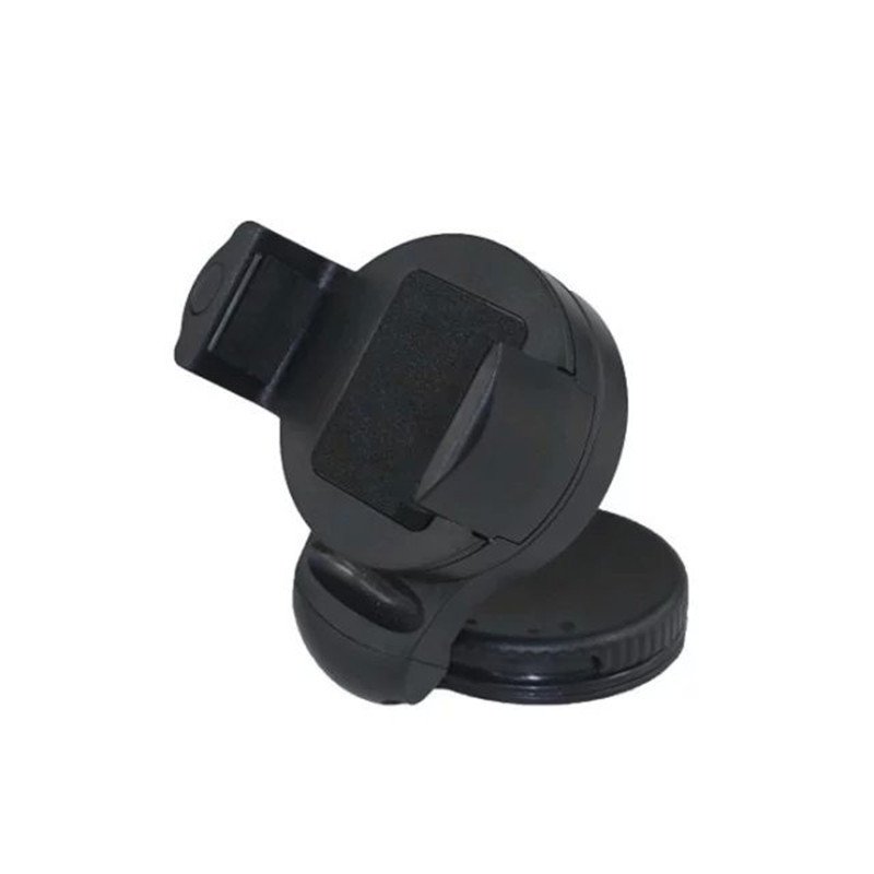 Car Mobile Phone Holder 360 Degree Mini Rotating Round Phone Holder black