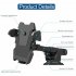 Car  Mobile  Phone  Holder Suction Cup Type Universal Navigation Bracket 360 Degree Swivel Ball Joint Snap in Type Driving Support black