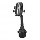 Car Mobile Phone Holder Adjustable Mount Water Cup Holder Navigation Bracket Center Console Rear Seat Universal black