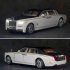 Car  Model  Decoration  Toy Simulation 1 24 Phantom Alloy Luxury Car Model Ornament White