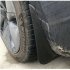 Car Modified Wheel Front Rear Tire Fenders Car Mudguard for Tesla MODEL3 2016 2019 black