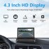 Car Monitor 4 3 inch Tft LCD Screen Folding Night Vision for Rear View Reverse Backup Camera Black