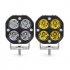 Car Motorcycle 3 Inch 40w Led Waterproof Working Light Spotlight Off road Atv Driving Light Headlight Spot Light For Trucks Cars White light