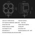 Car Motorcycle 3 Inch 40w Led Waterproof Working Light Spotlight Off road Atv Driving Light Headlight Spot Light For Trucks Cars White light