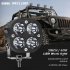 Car Motorcycle 3 Inch 40w Led Waterproof Working Light Spotlight Off road Atv Driving Light Headlight Spot Light For Trucks Cars White light