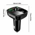 Car Mp3 Bluetooth Player Car Lossless Music Receiver Multifunctional Car Usb Charger Black