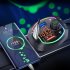 Car Mp3 Bluetooth  Player Fast Charging Colorful Light Type c Port black