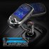 Car Mp3 Music Player Bluetooth 5 0 Receiver Fm Transmitter Dual Usb Qc3 0 Charger U Disk Tf Card Reader Black