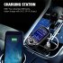 Car Mp3 Music Player Bluetooth 5 0 Receiver Fm Transmitter Dual Usb Qc3 0 Charger U Disk Tf Card Reader Black