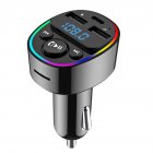 Car Mp3 Player Bluetooth-compatible Receiver Hands Free Phone Navigation Call Dual Usb Fast Charging Car Supplies
