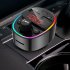 Car Mp3 Player Bluetooth compatible G67 Card Pd Fast Charging Dual Usb High power Power Supply Car Hands free Fm Transmitter black
