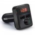 Car Mp3 Player Fm Transmitter Bluetooth compatible Hands free Dual Usb Wireless Charger black   rose gold