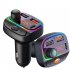 Car Mp3 Player Fm Transmitter Bluetooth Hands Free Car Kit Audio Adapter Fast Charger Auto Parts C15