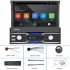 Car Multimedia Player 1 Din 7 inch Touch Screen Android 10 1 Navigation Reversing Video for Carplay Black