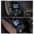Car Multimedia Player Color Screen Car Mp3 Player Fm Transmitter U Disk   Tf Music Bluetooth Car Kit Car Charger  blue