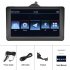 Car Navigation Device HD 7 inch Wire controlled Touch Screen Display Loop Video Reversing Camera for Truck Rv Black