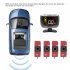 Car Parking Sensor Set Lcd Display 4 Probe 80db Buzzer Alarm Backup Reversing Radar Monitor Detector System Pz312x 16 5 black