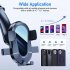 Car Phone Holder 360 degree Rotating Suction Cup Stand Air Vent Gravity Navigation Bracket Cellphone Accessories black