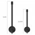 Car Phone Holder Flexible Dashboard Windshield Phone Navigation Bracket Mount Phone Locking Accessories A978 black   X51 short