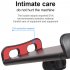 Car Phone Holder Headrest Bracket 360 Degree Rotation Adjustable Universal Back Seat Rear Pillow Stand for iPad Tablet  Round rod black red