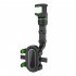 Car Phone Holder Rearview Mirror Hanging Clip Stand 960 Degree Rotatable Bracket Compatible For Iphone grey