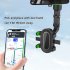 Car Phone Holder Rearview Mirror Hanging Clip Stand 960 Degree Rotatable Bracket Compatible For Iphone grey
