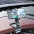 Car Phone Holder Stand 1200 degree Rotation Dashboard Mount Gps Navigation Frame Bracket Clip on Cradle black