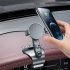 Car Phone Holder Stand 1200 degree Rotation Dashboard Mount Gps Navigation Frame Bracket Clip on Cradle black